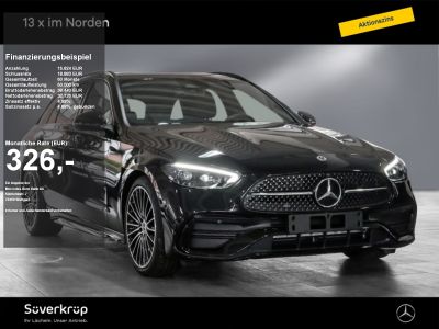 MERCEDES-BENZ C 200 d T AMG NIGHT SPUR AHK DISTR 360 PDC SHZ